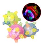 Pet Dog Toys LED Jumping Ball Play Ball Music Bouncing Dancing Balls Toy For Dogs Cats Pet Products Supplies Random Color