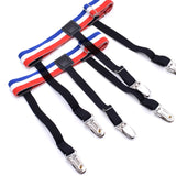 Men's Stripe Elastic Shirt Holder  Garters Leg 2 pcs