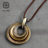 New Arrival Zinc Alloy Pendant with Long Rope Necklace Jewelry 2019