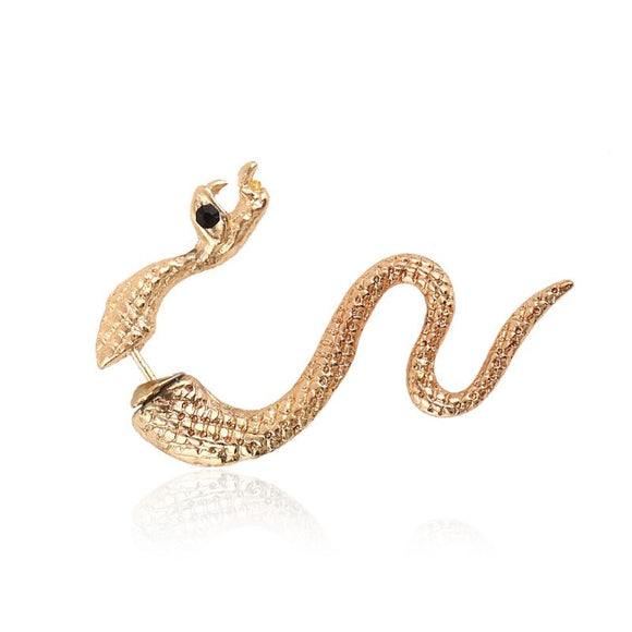 Double Sided Snake Stud Earrings