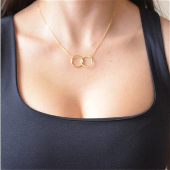 Trendy Golden infinity Necklace for girls & women