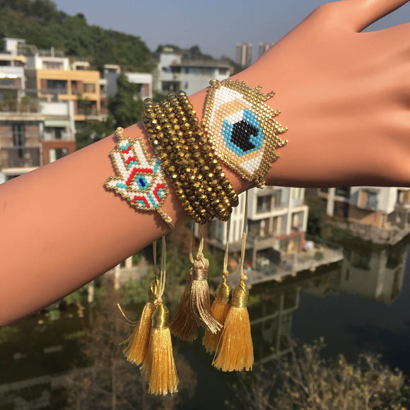 Hand made Evil Eye Bracelet-Bracelet-[women]-[necklace]-[jewelry]-Shopdreamstoday